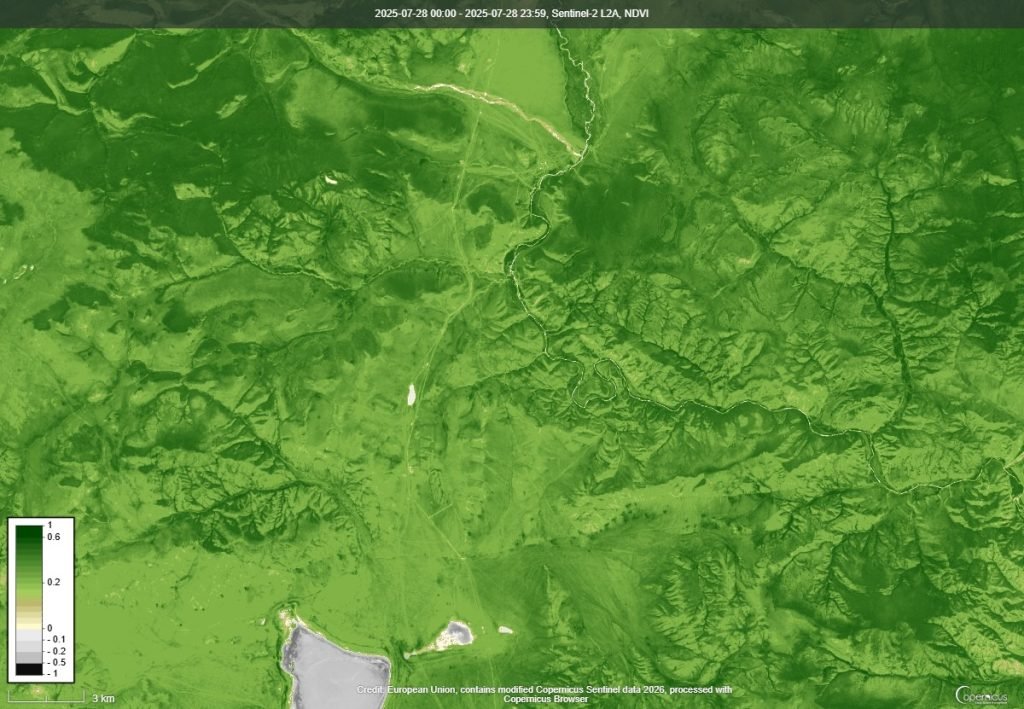 NDVI ургамлын индекс