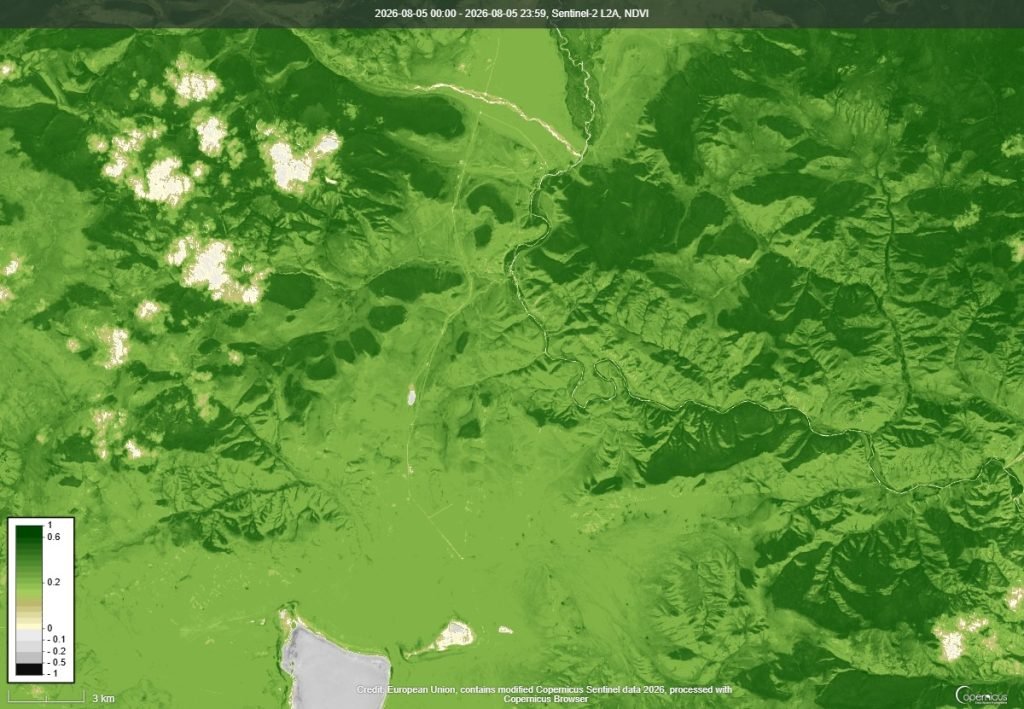 NDVI ургамлын индекс
