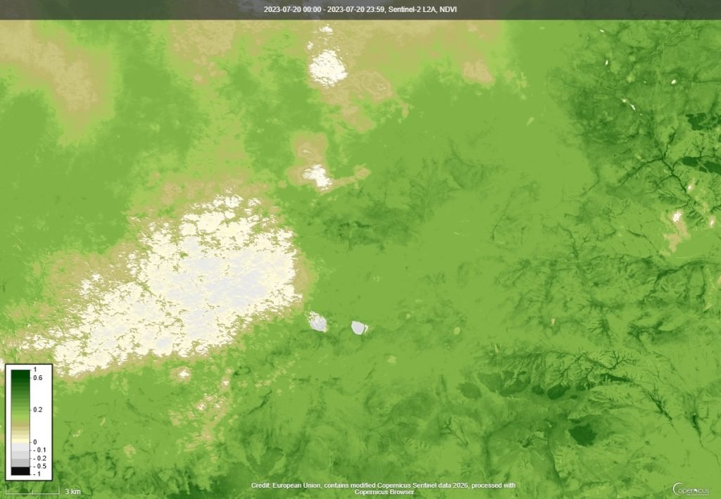 NDVI ургамлын индекс