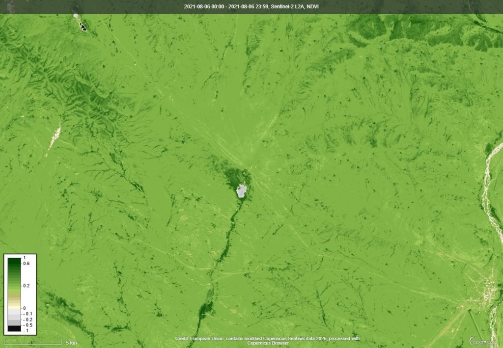 NDVI ургамлын индекс