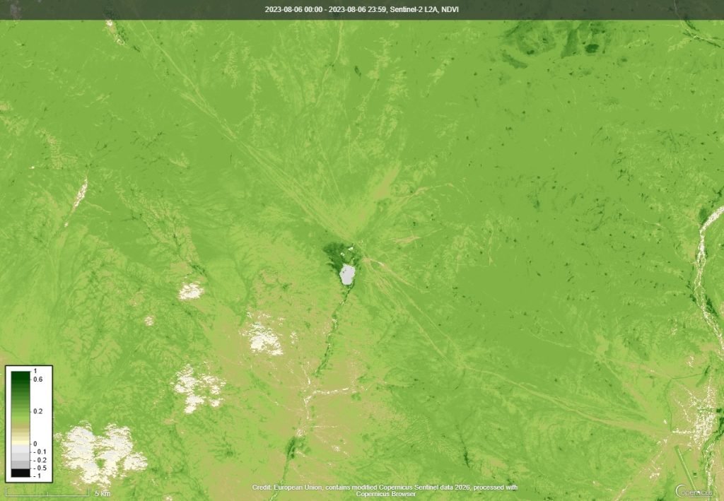 NDVI ургамлын индекс
