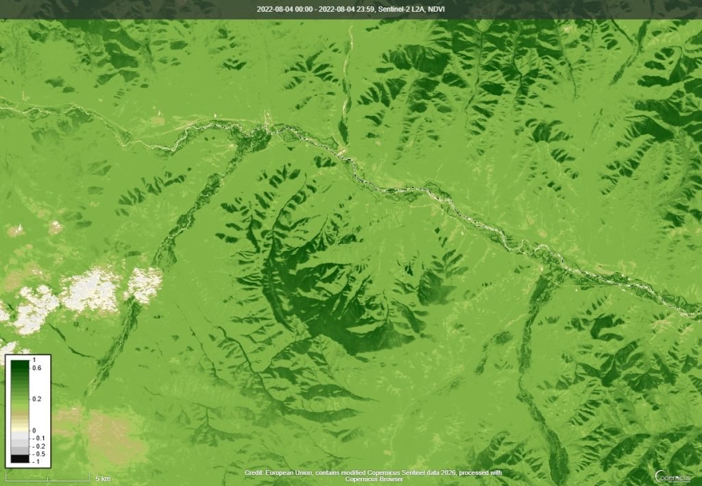 NDVI ургамлын индекс