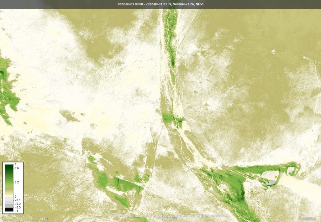 NDVI ургамлын индекс